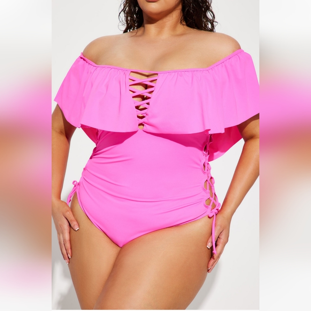 One piece Plus Size Swimsuit